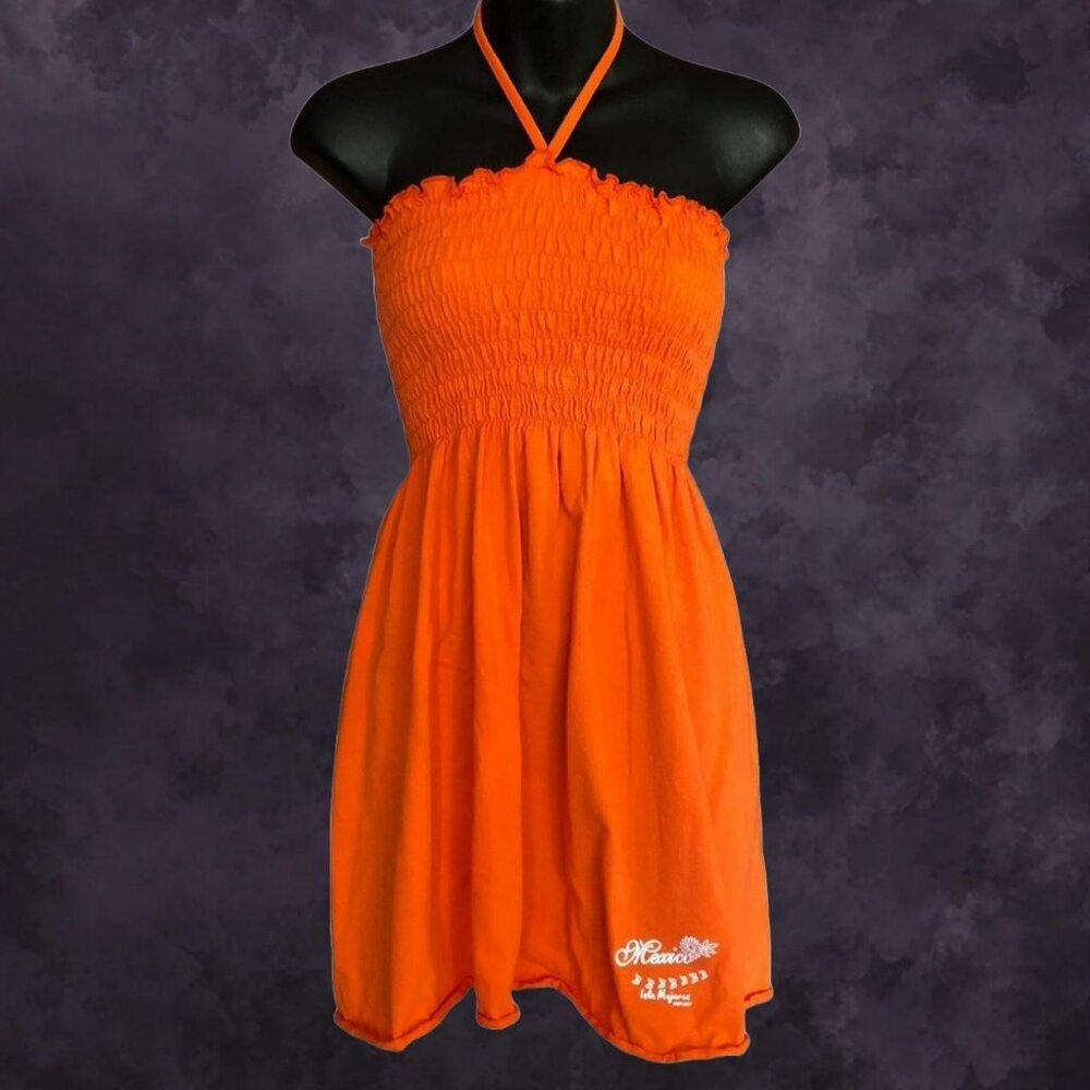 00s Mexico Halter Dress